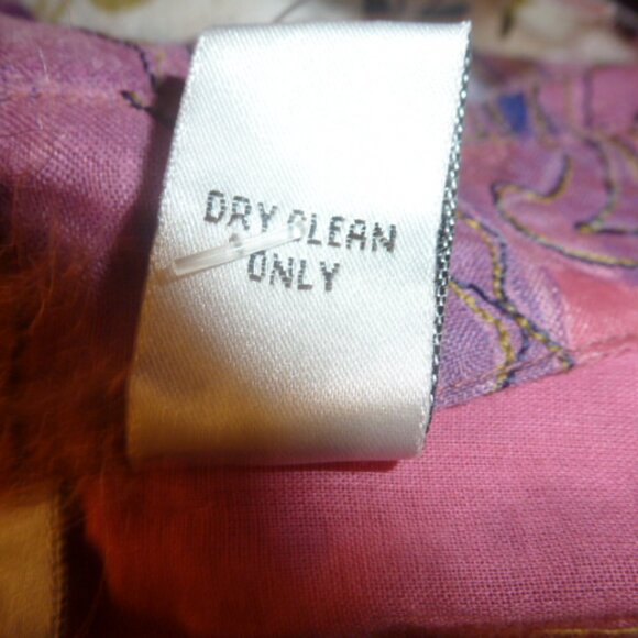 Chico’s Design Silk Embroidered Boho Top | Size 2 (L) | Made in India - Picture 9 of 11